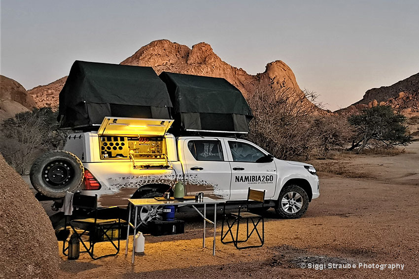 4x4 Camping Equipped Double Cab Namibia2Go
